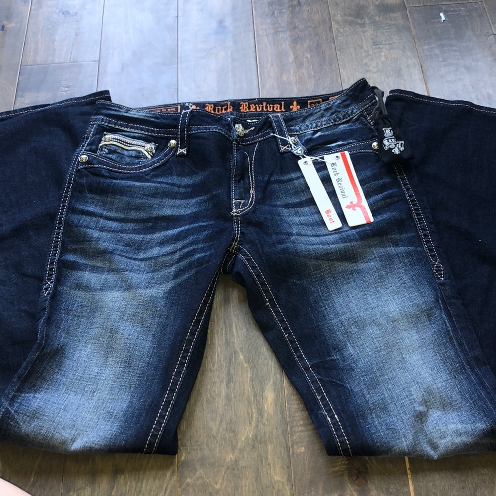 Rock Revival dark wash jeans